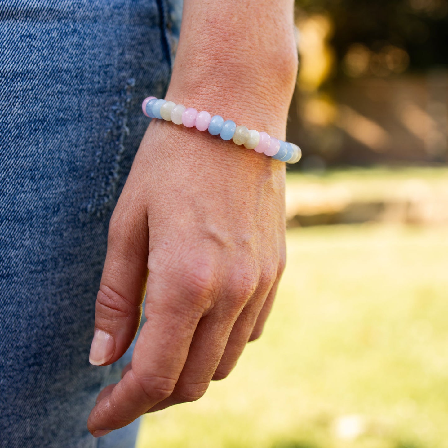 Buntes Turmalin Armband