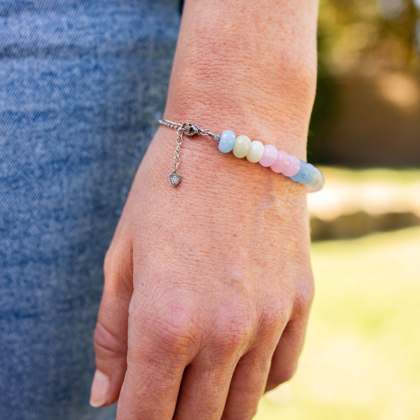 Buntes Turmalin Armband