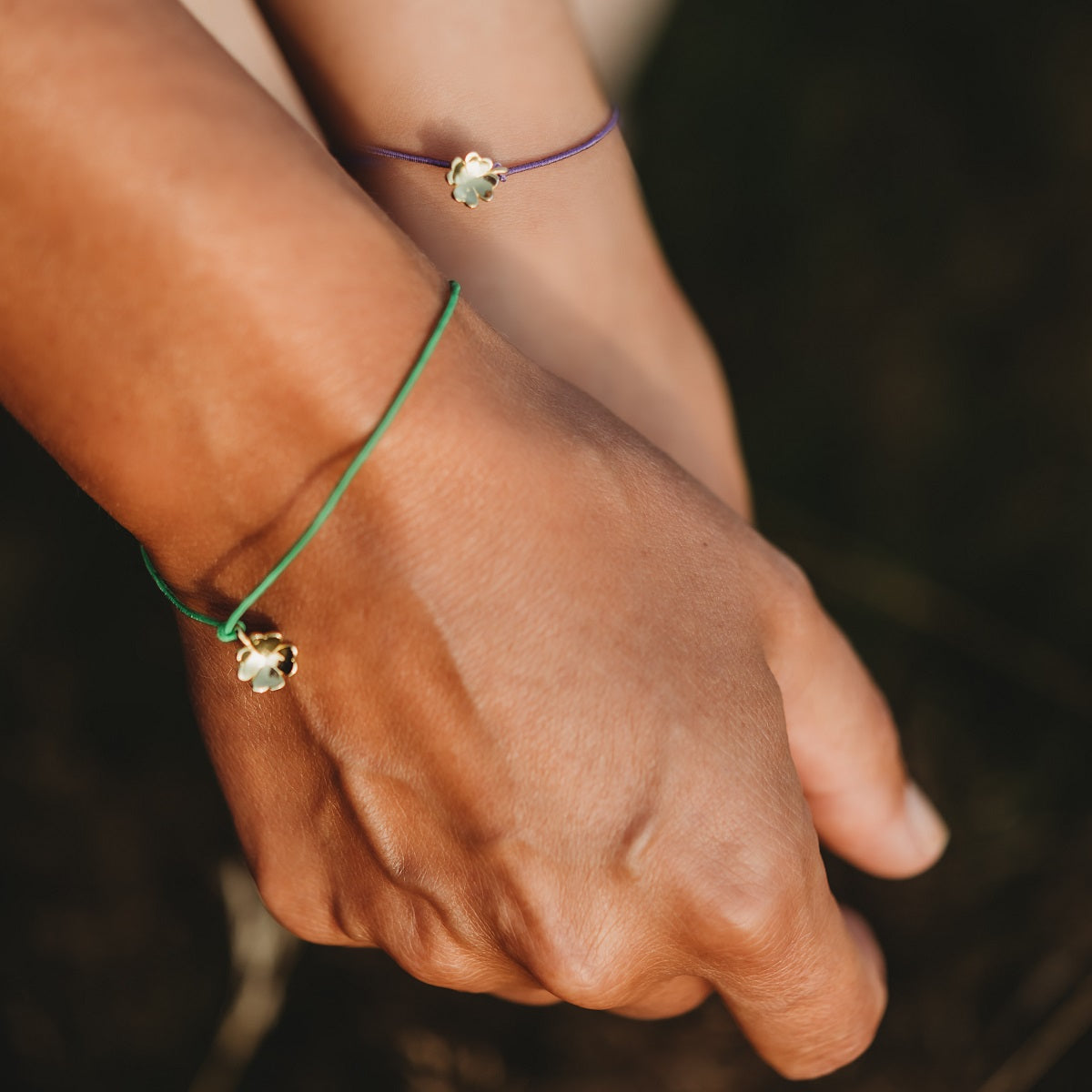 Kleeblatt Armbändchen