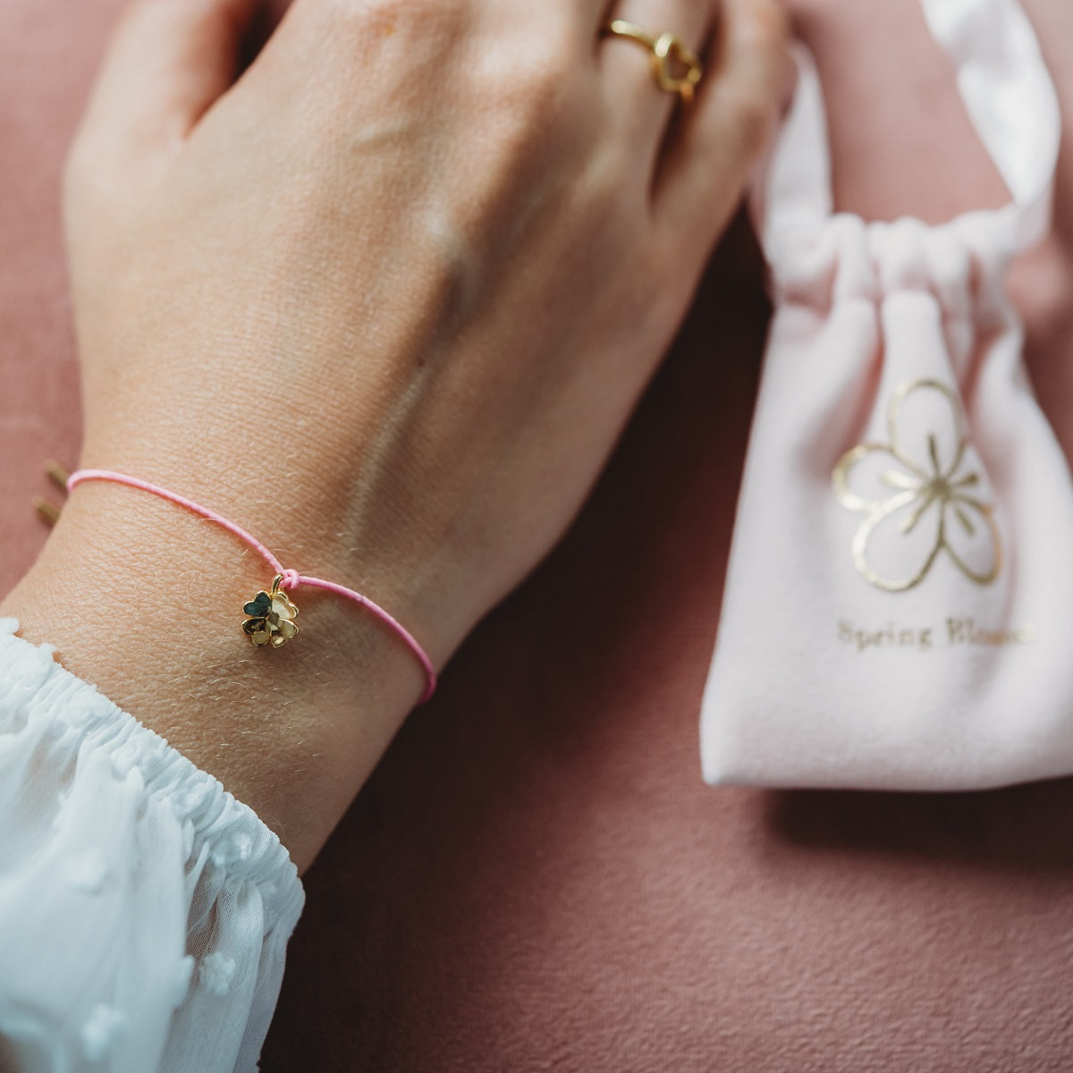 Kleeblatt Armbändchen