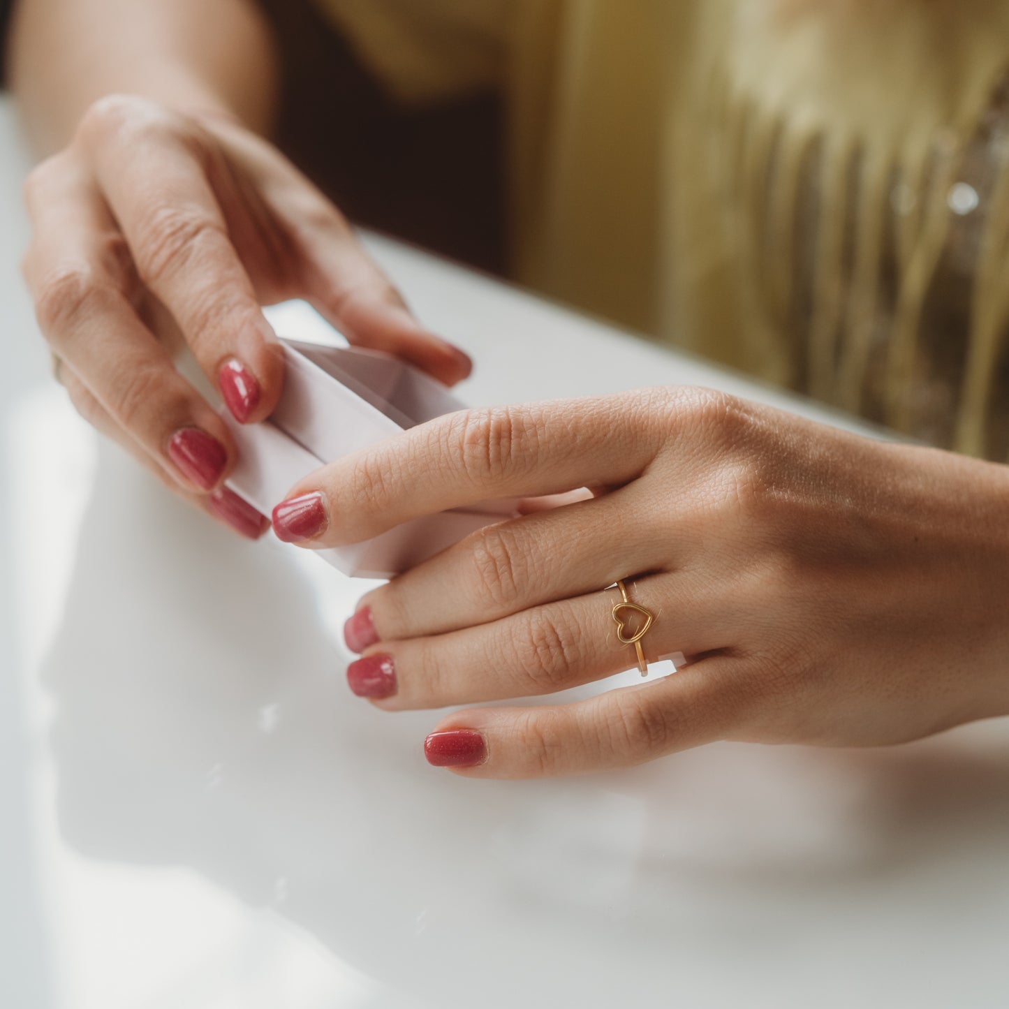 Hollow Hearts Ring FABIENNE