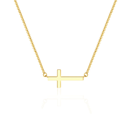 Kreuzkette Gold